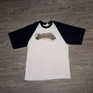 Vintage Y2K Los Angeles Sparks White T Shirt Size XL WNBA